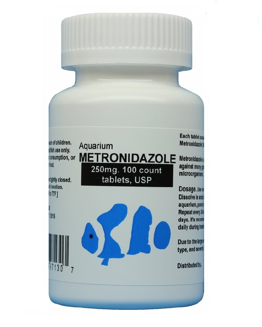 Aquarium Metronidazole – fish zole 250 mg 100 Tablets